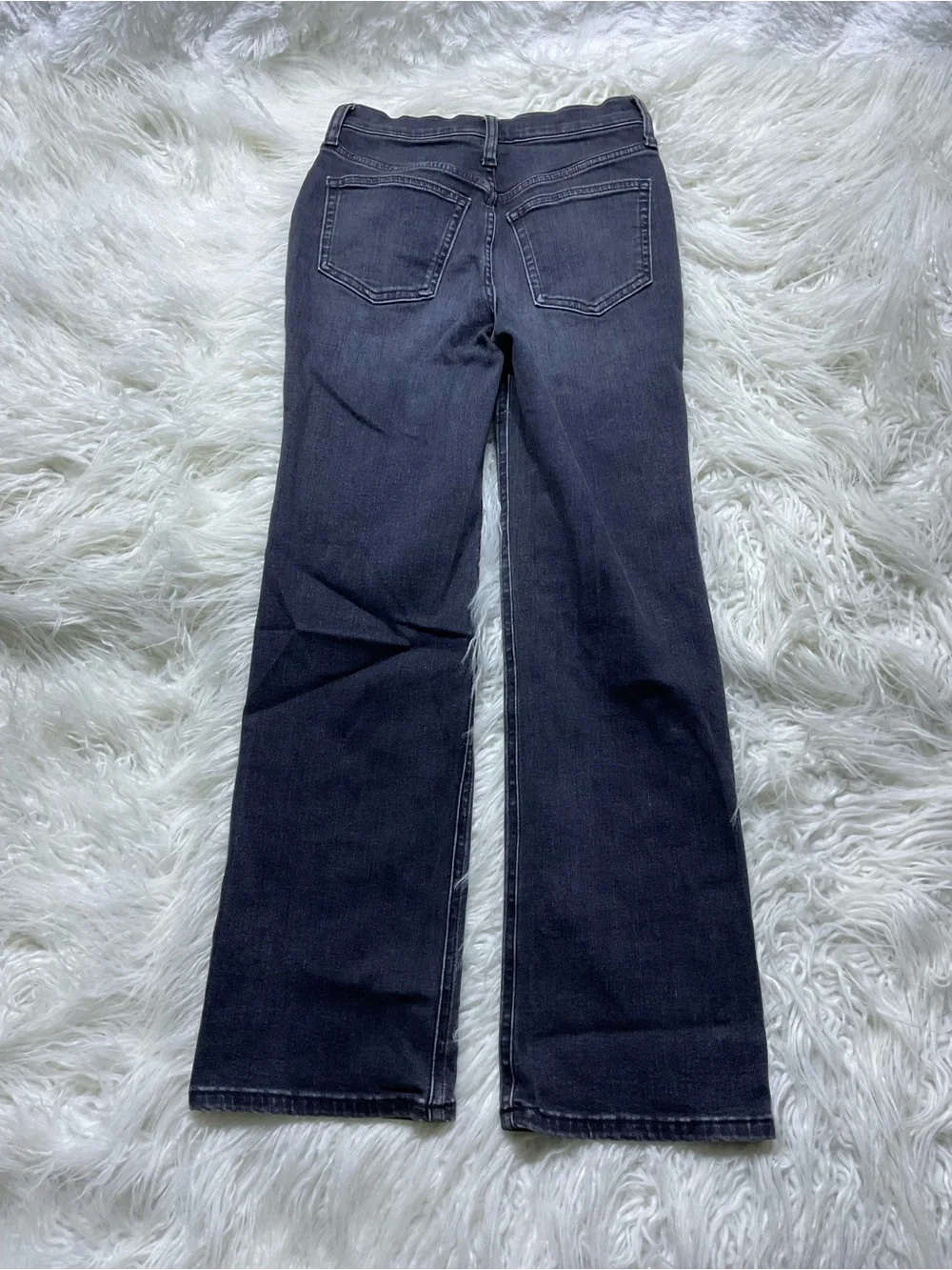 J Crew High-rise slim demi-boot jean in Charcoal wash